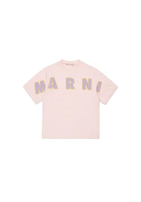 T-shirt con logo MARNI KIDS | M01733 M00RF0M351